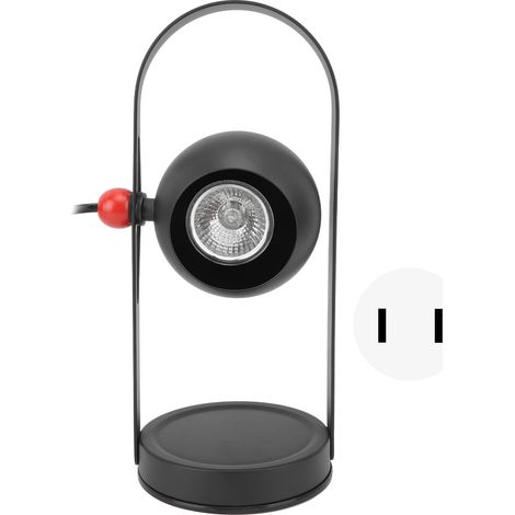 Ortviai Lampe chauffe-cire vintage en métal pour huiles essentielles – réglable, 29 x 12 cm, GU10