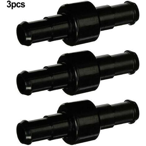 D20 Lot de 3 Raccords Rotatifs pour Tuyau D'arrosage avec 6 Embouts D15 Compatibles avec Zodiac Polaris 180 280 380 Robot Nettoyeur Piscine noir (1/5)