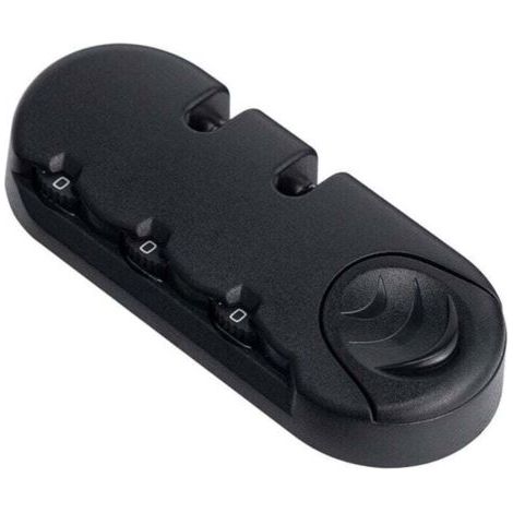 1 pièce noir 3 chiffres combinaison cadenas pour voyage bagages valise Code serrure fixe serrure antivol sac accessoires