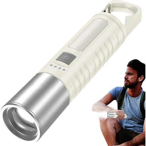 Lampe torche de camping rechargeable, 7 modes d'éclairage, portable, idéale pour l'alpinisme et les activités de plein air. (1/5)