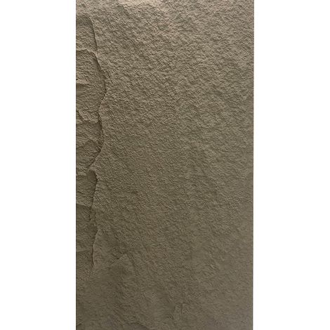 Ensemble de 10 panneaux décoratifs effet pierre 3D, revêtement mural PU 7,2 m², 120x60x3 cm, Gris Volcan