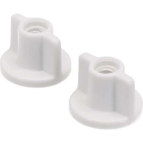 Set mit 2 Kunststoff-Befestigungsschrauben für die Rückseite von WC-Sitzen, WC-Sitzzubehör, Ersatzbefestigung für WC-Deckel, Schrauben (1/4)