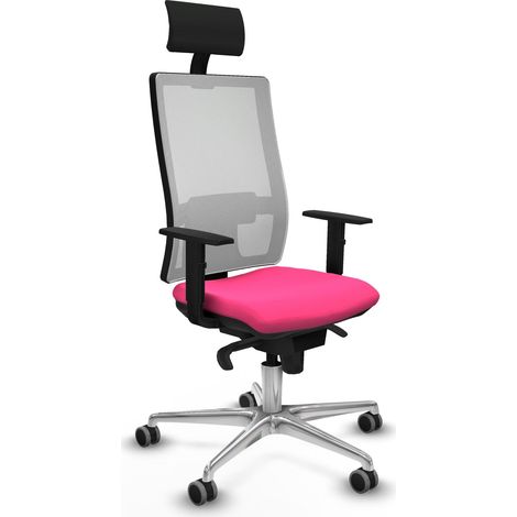 Sedia da ufficio piqueras y crespo Horna rosa similpelle
