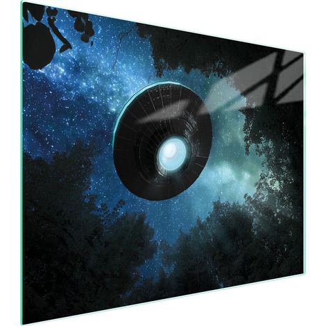 Glasschneidebrett 52x40 UFO
