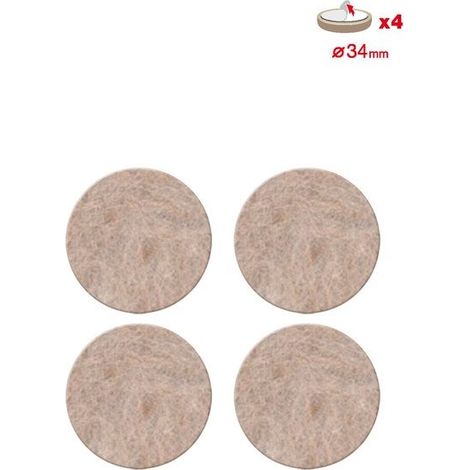 Scotch Patines adhesivas de fieltro Beige 34 mm Redondas (1/2)