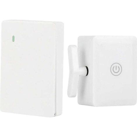 Robot luminoso con control remoto, botón de control remoto inalámbrico, herramienta para presionar el botón de control remoto, robot que gira la luz, dispositivos inteligentes para el hogar. (1/4)