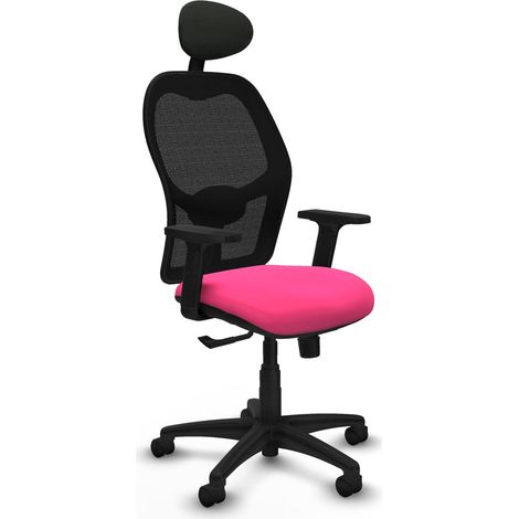 Sedia da ufficio piqueras y crespo Alocén rosa similpelle (1/2)