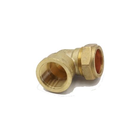 PrimaPlus Dzr Compression Elbow 28mm x 1" Female Brass Fitting (1/3)