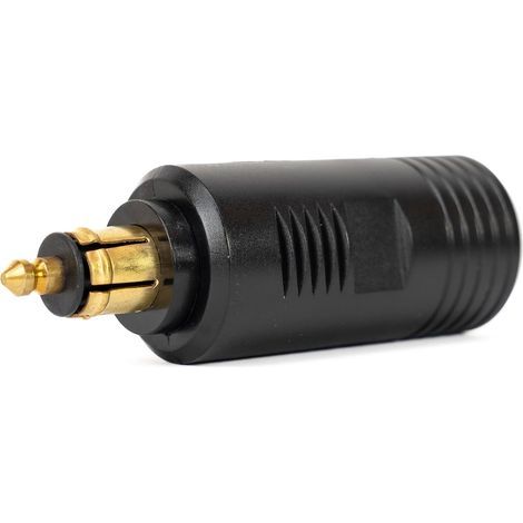 1 Adaptateur DIN, Prise allume-cigare EURO, 12V 24V, Max 16A, Noir, Véhicules utilitaires (1/5)