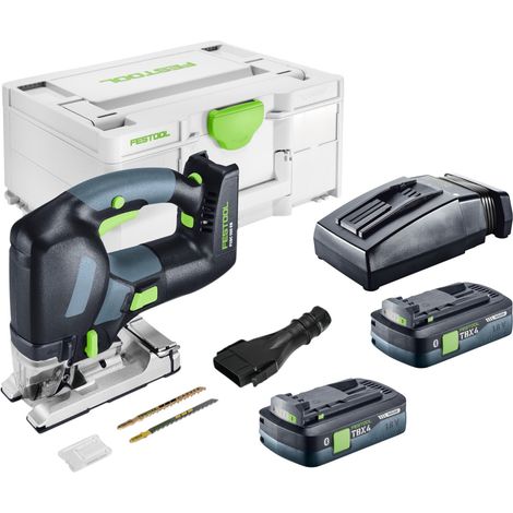 Scie sauteuse pendulaire sans fil Festool PSBC 500 EB-Basic 18 V 120 mm + 2 batteries 4,0 Ah + chargeur + Systainer (1/5)