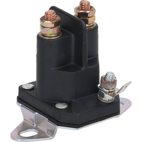 Relais magnétique de tondeuse robuste, ABS et laiton, interrupteur stable 12V 4,8W pour tondeuse, quad, voiture (1/5)