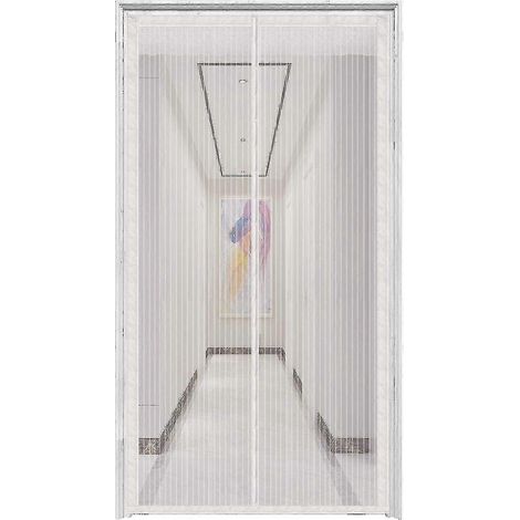 Porte moustiquaire magnétique avec maille résistante - laisse entrer l'air frais. Fermeture automatique.