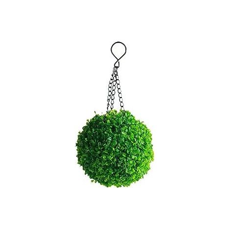 Boule topiaire artificielle en buis artificiel avec capteur de charge LED pour jardin, balcon, jardin, mariage et décoration d'intérieur (1/5)