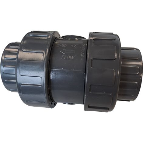 Clapet anti-retour à coller Pvc pression diam. 50 (1/2)