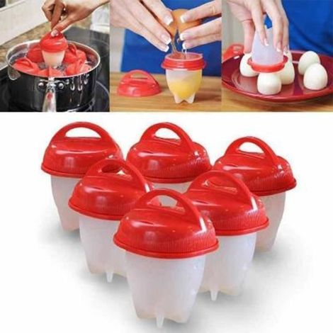 2018 NOUVEAU Creative Egglettes Egg Cooker Oeufs durs sans la coquille d\'oeuf coupe de cuisine Gadgets (1/4)