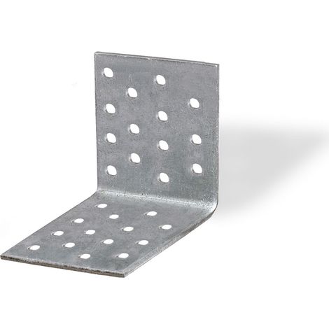 Giunto ad angolo forato 100 x 100 x 100 mm. (1/2)