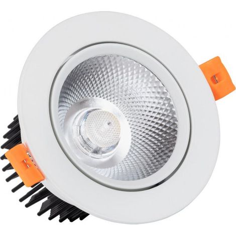 Foco Downlight LED 12W Circular Regulable COB CRI90 Corte Ø 90 mm 4000K Blanco Neutro (1/5)