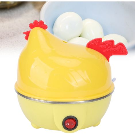 Cuiseur à œufs électrique en forme de poule, 7 œufs, arrêt automatique, 220V, machine à petit-déjeuner rapide