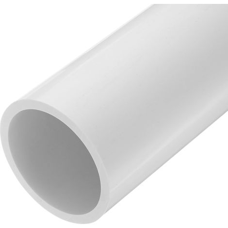 Tube rigide en PVC de 3 pouces, tuyau rond, quincaillerie, tube de 76,6 mm de diamètre intérieur, 90 mm de diamètre extérieur, 250 mm de longueur, blanc, haute résistance (1/5)