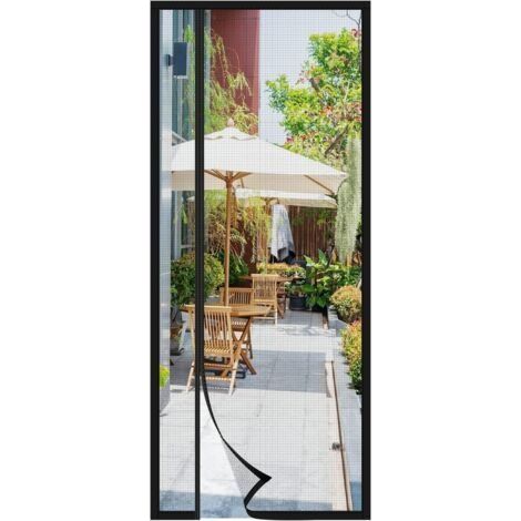 Moustiquaire Porte Fenetre Magnetique 90x210 pour Porte Coulissante, d'entrée, Battante,Enroulable, Caravane, Balcon, Camping Cardengyank (1/5)