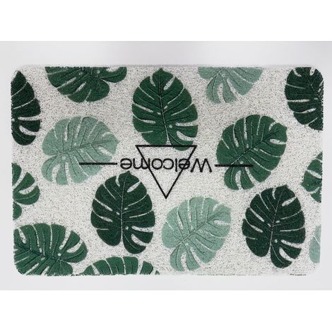 Felpudo de vinilo rizado 10mm Palmera 40x60cm
