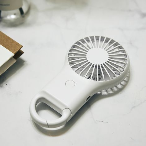 Mini ventilateur USB portable 800 mAh, silencieux compact voyage bureau (1/5)