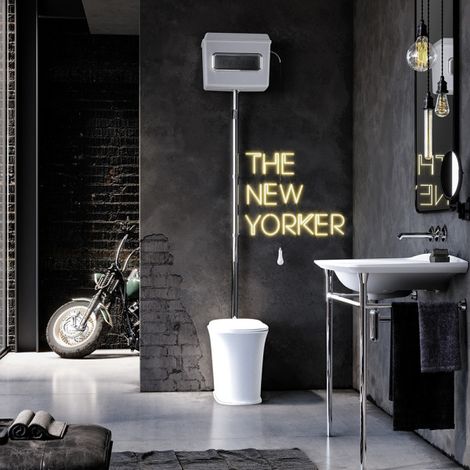 Réservoir de toilettes THE NEW YORKER, haut, blanc