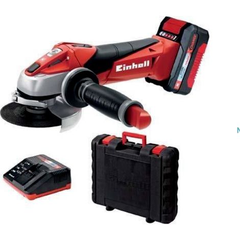 Smerigliatrice angolare a batteria te-ag18 li kit einhell - volt 18 ah 3 + valig