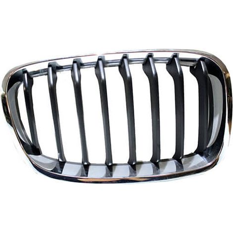 Grille de calandre avant droit noire et chromée Sport BMW Série 1 F20 - F21 phase 1 2011-2015