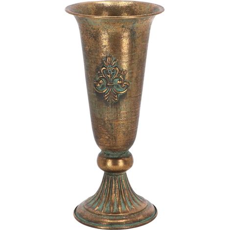 Vase en métal vieilli Médicis Modèle 9 (1/2)