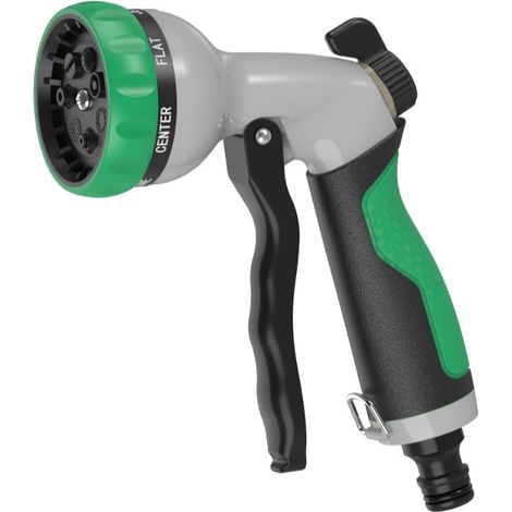 nouveau design couleur pistolet à eau métallique en alliage de zinc huit fonctions pour arrosage de jardin et lavage de voiture (1/2)