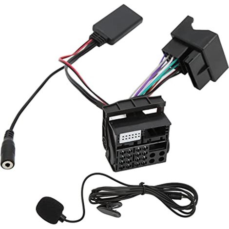 BEBUSINGOTO Adaptateur Bluetooth for voiture ,  mains libres, for Peugeot 207, 307, 407, 308, Citroën C2, C3, C4, C5, C6, C8 adaptateur micro audio pour véh (1/5)