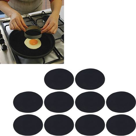 Tapis de cuisson réutilisable en téflon résistant aux hautes températures pour friteuse à air / Chiffon de cuisson en téflon résistant à l'huile (1/5)