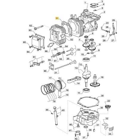ORIGINAL STIGA Motor Zylinderdichtung TRE0702 Rasentraktor 118551235/0