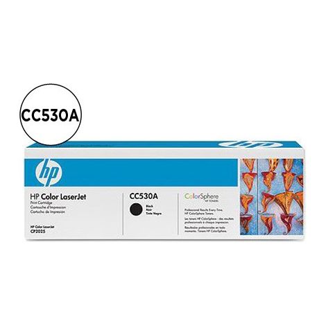Toner hp laserjet color cp2025 negro 3.500 pag