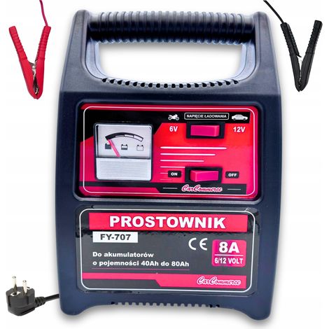 Chargeur de voiture, chargeur automatique pour batteries de voiture, 6V-12V 8A (1/5)