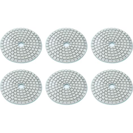 Lot de 10 disques de polissage diamantés à eau de 7,6 cm (3 pouces), grain 2000, pour granit et marbre. (1/5)