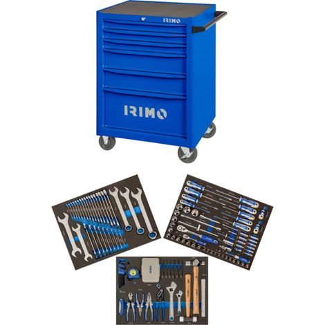 IRIMO - Servantes équipées 26" avec 6 tiroirs et 178 outils (1/5)