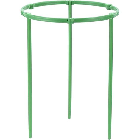 Cage De Soutien Pour Plantes Grimpantes - Cage Pour Tomates Fleurissantes Avec Piquets De Fixation Et Anneau Stabilisateur - Lot De 10 (1/5)