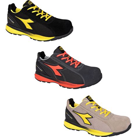 Scarpe antinfortunistiche Diadora Glove Hyper Low S1PS FO HRO SR ESD - 42 - Nero (1/5)