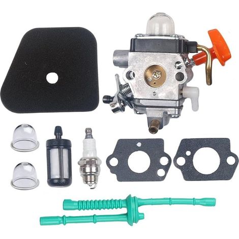 Carburateur avec Ligne de Carburant Compatible with débroussailleuse STIHL FS100 FS100R FS110 FS110R FS110X FS110RX FS100RX FS130 FS130R (1/5)