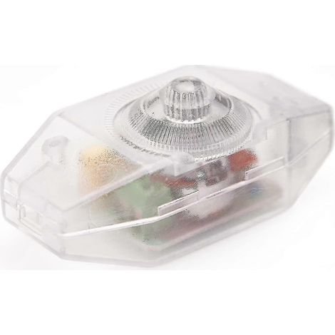Variateur LED (cordon) - 1 à 60 W - Intensité variable en continu - Ampoules à incandescence - Marche/Arrêt - 220 à 230 V - Variateur par cordon à partir de 1 W - Transparent (1/4)