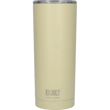 Gobelet isotherme BUILT - Mug isotherme en acier inoxydable de 600 ml (Vanille) (1/2)