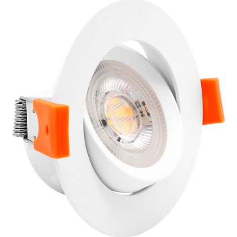 Downlight led, empotrable, redondo, sylt, 7 w, 3cct, 600 lm, color blanco, ø8,5 cm