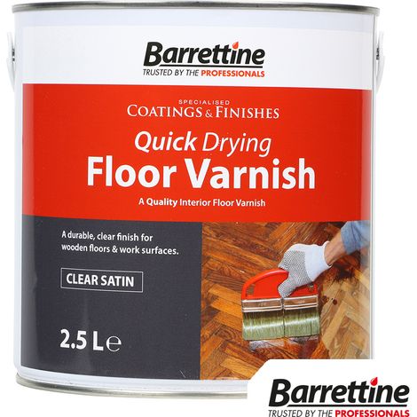 Barrettine Nourish & Protect Quick Drying Floor Varnish 2.5L