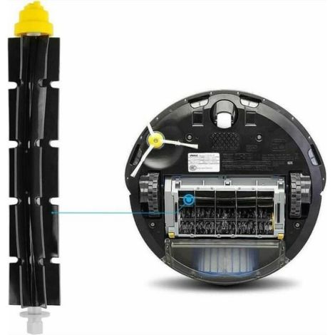 Accessoires kit pour iRobot Roomba 600 série 671 692 694 697 698 650 651 660 690 Rouleau de filtre à brosse balai Pièces de rechange (1/4)