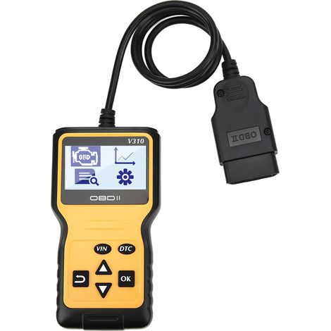 Lecteur de codes défauts OBD2 Toivize V310 écran LCD rétroéclairé multilingue pour voitures essence et diesel depuis 1996 (1/5)