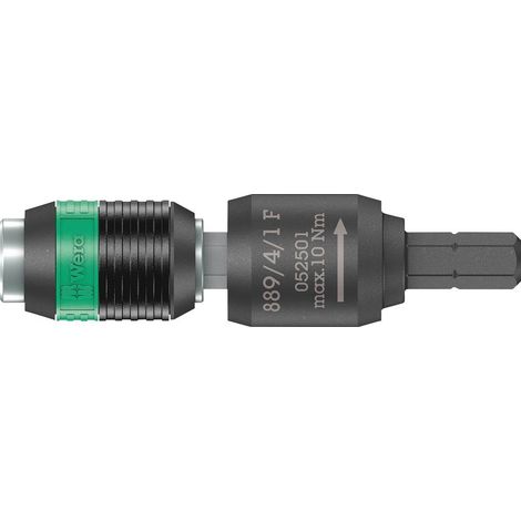 Bithalter 889/4/1 F Rapidaptor 1/4 di pollice C 6,3+E 6,3 Frizione libera L.64mm (1/2)