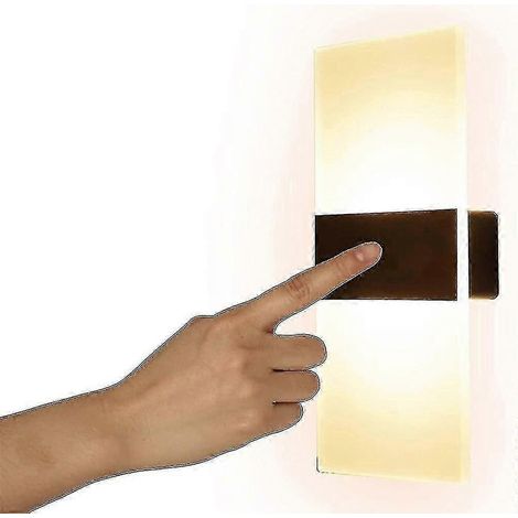 Applique murale d'intérieur à piles avec interrupteur, lampe LED rechargeable par USB, veilleuse tactile pour chambre d'enfant (1/5)