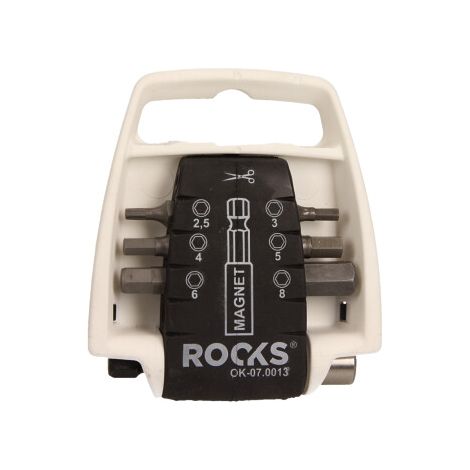 Set Bit ROOKS Pocket con Portabit Magnetico Hex 2,5–8 mm (7 pezzi)